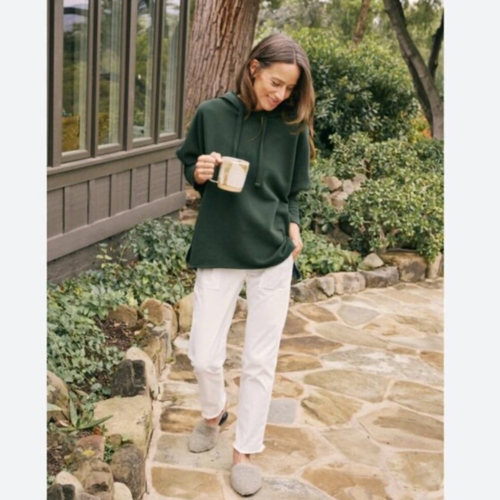 Frank and Eileen Blackstone Utility Pant White Size 6 Cottagecore Boho Workwear